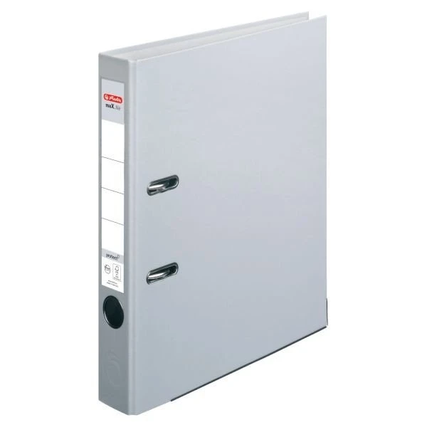 Herlitz maX.file protect Ordner 2-Ring, 50mm, A4, grau