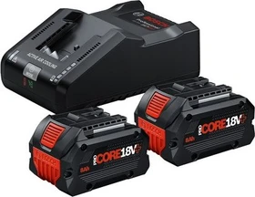Bosch Professional ProCORE Starterset 18V, 8.0Ah, Li-Ionen, 2 Akkus [16.0Ah] [288Wh]