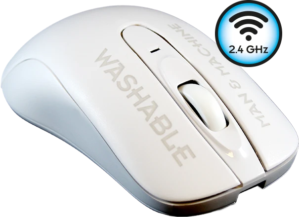 Man & Machine C Mouse washable wireless, weiß, USB