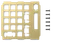 Glorious GMMK Wireless Numpad, Switch Plate (Numpad), Metall (Messing), gold Vorschaubild