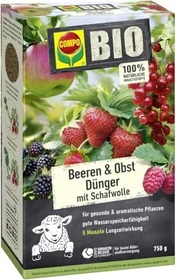 Evergreen Garden Care Compo Bio Beeren und Obstdünger mit Schafwolle, 750g