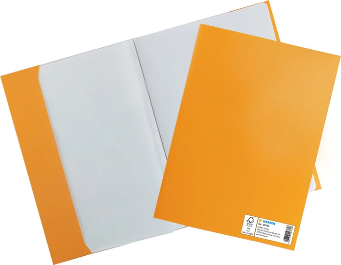 Herma Heftschoner Karton, A5, orange, 10er-Pack