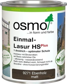 Osmo Einmal-Lasur HS Plus 9271 außen ebenholz, 750ml
