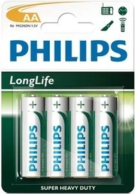 Philips LongLife Mignon AA, 4er-Pack