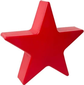 8 seasons design Red Motiv Shining Star 40cm rot LED 1x E27