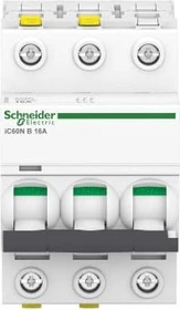 Schneider Electric Leitungsschutzschalter iC60N 3P 16A B