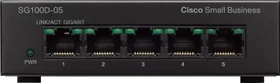 Cisco SG100 Desktop Gigabit Switch, 5x RJ-45 (SG100D-05)