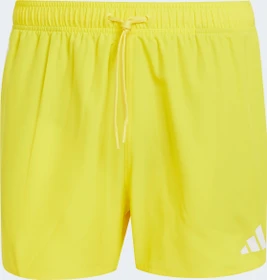 adidas 3-Streifen 3-Inch Badeshorts gelb/weiß (Herren)