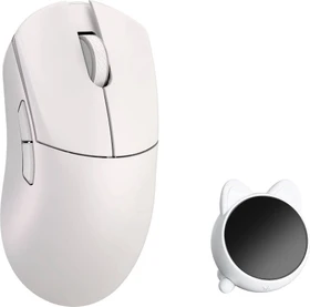 WLMouse Huan Wireless 8K Magnesium Gaming Mouse, weiß, USB (HUAN-WHITE-O)