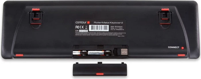 Contour Design Balance Keyboard Wireless, schwarz/silber, USB, ND