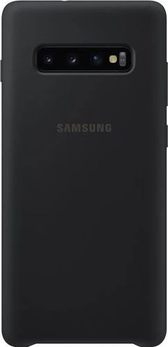 Samsung Silicone Cover für Galaxy S10+ schwarz