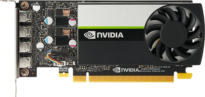 PNY T600, 4GB GDDR6, 4x mDP