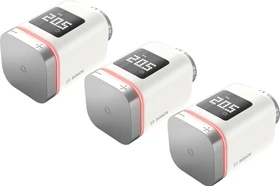 Bosch Smart Home Heizkörper-Thermostat II [+M] Matter, weiß, Funk-Heizkörperthermostat, 3er-Pack