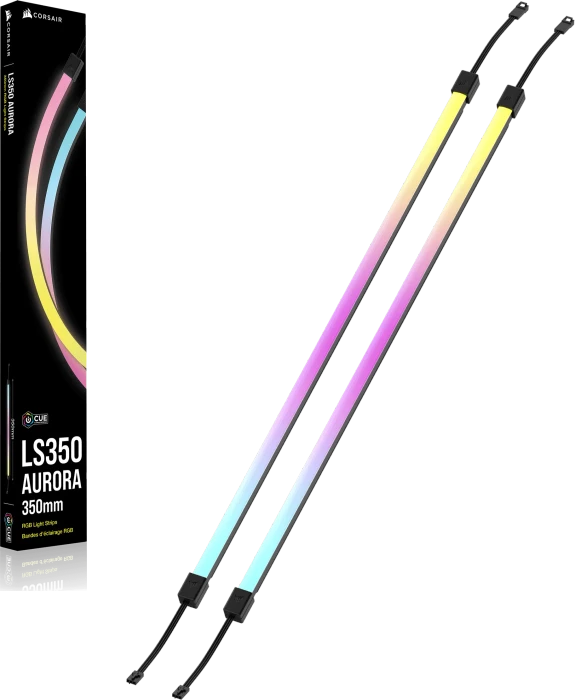 Corsair LS350 Aurora RGB Light Strips für Corsair iCUE, 2x RGB-LED-Streifen