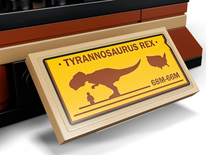 LEGO Jurassic World - T-Rex-Skelett in der Fossilienausstellung