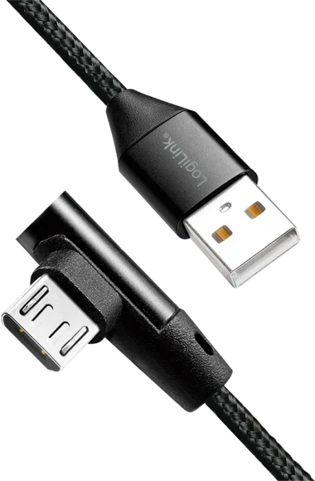 LogiLink USB 2.0 Kabel USB-A Stecker zu Micro-USB-B Stecker 1.0m schwarz