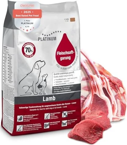Platinum Trockenfutter Adult Lamm und Reis, 5kg