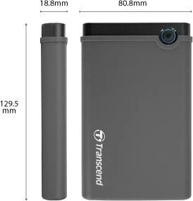 Transcend SSD/HDD Upgrade Kit 2.5 SATA, grau, USB 3.0 Micro-B