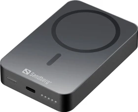 Sandberg Magnet Wireless Powerbank 10000 Alu grau