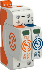 OBO Bettermann Kombiableiter V50 1-polig NPE mit FS 280V