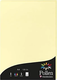 Clairefontaine Pollen Universalpapier canary, A4, 120g/m², 50 Blatt