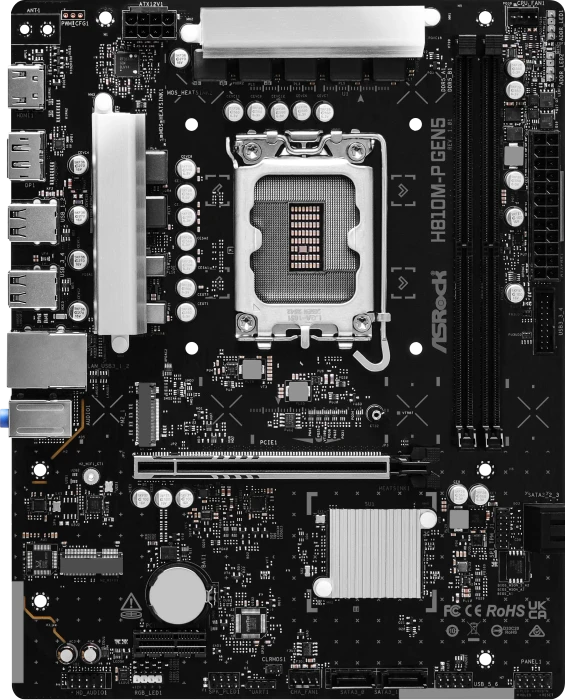 ASRock H810M-P Gen5 (Intel 1851)