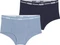 Puma 2er Pack Panties Boxer Briefs dusk blue (Damen) Vorschaubild