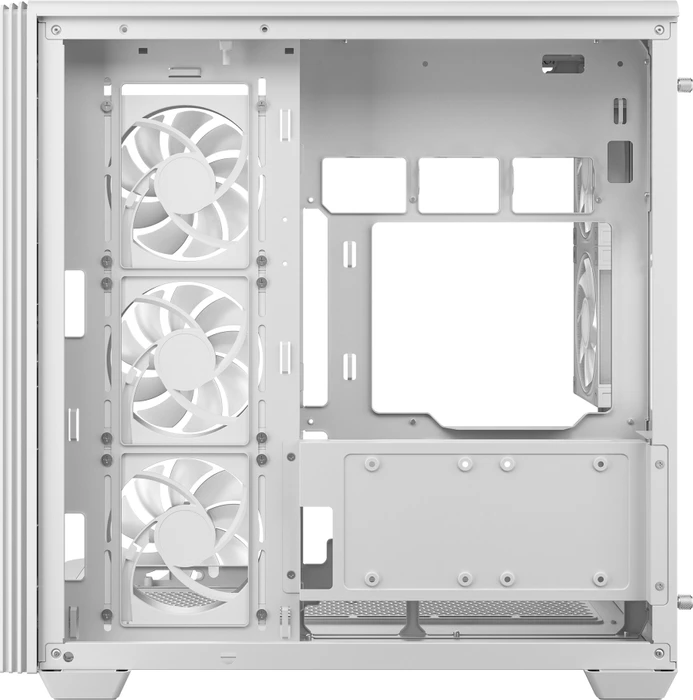 DeepCool CG590U 5F WH, weiß, Glasfenster