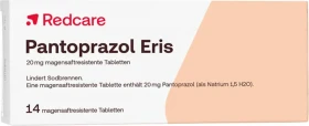 Redcare Pantoprazol Eris 20mg magensaftresistente Tabletten, 14 Stück