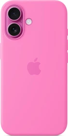 Apple Silikon Case mit MagSafe für iPhone 16 Pfingstrose
