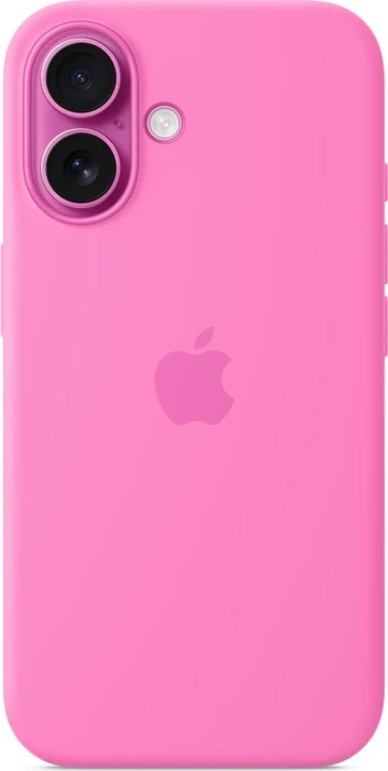 Apple Silikon Case mit MagSafe für iPhone 16 Pfingstrose