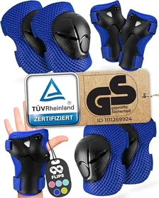 99Flips 6tlg Protektoren Set dark blue (Junior)