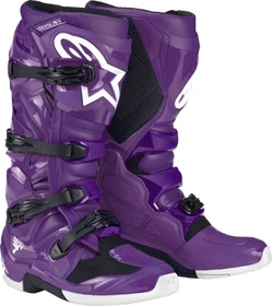Alpinestars 2025 Tech 7 Motorradstiefel violett/weiß