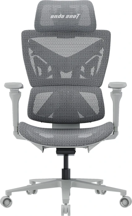 Anda Seat X-Air Pro Mesh Office Gamingstuhl, Ash Grey, grau