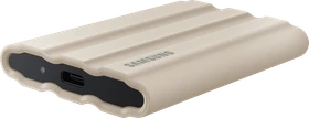 Samsung Portable SSD T7 Shield, beige, Beige, 1TB, USB-C 3.1