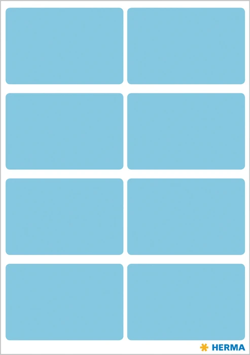 Herma Vielzwecketiketten, 25x40mm, hellblau, 10er-Pack (400 Etiketten)