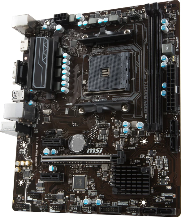 MSI B350M Pro-VH Plus (AMD AM4)