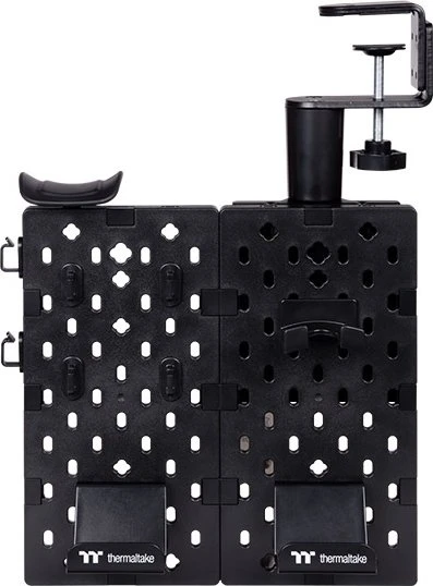 Thermaltake Gaming Desk Pegboard Tischerweiterung, Small, schwarz