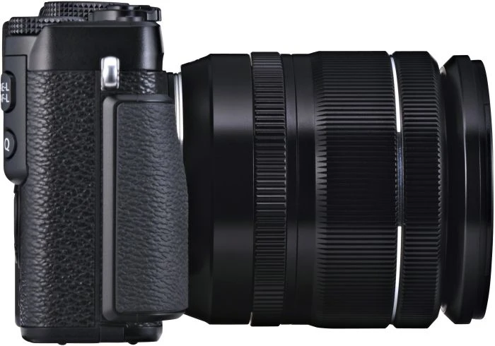 Fujifilm X-E1 schwarz mit Objektiv Fujinon XF 18mm 2.0 R