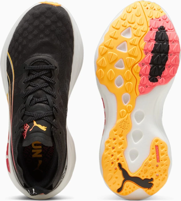 Puma ForeverRun NITRO puma black/sun stream/sunset glow (Damen)