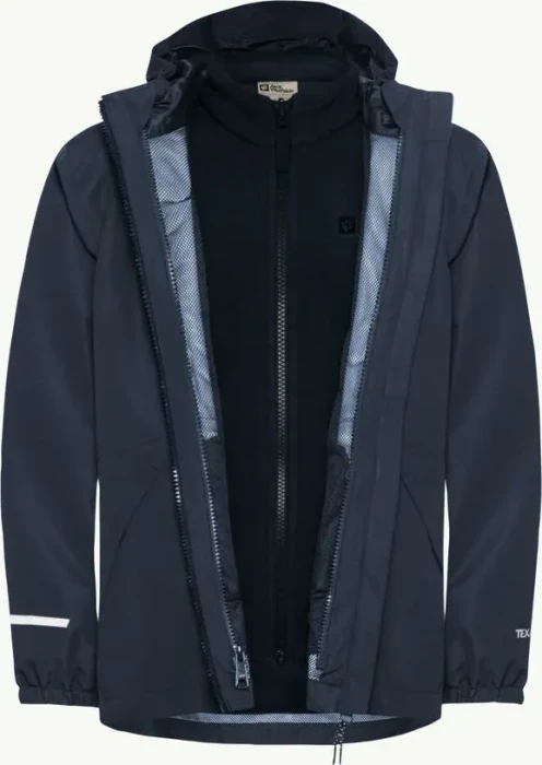 Jack Wolfskin Iceland 3in1 Funktionsjacke night blue (Junior)