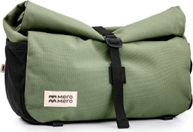 MeroMero Piha Lenkertasche cypress green/cream leather
