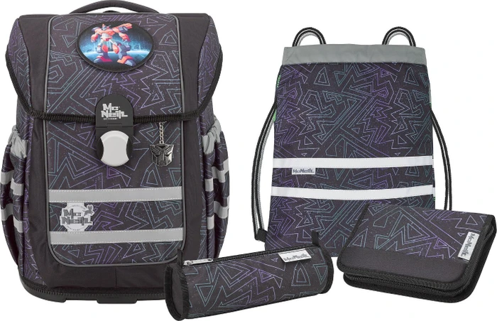 McNeill Ergo Complete Tron Schultaschen-Set, 5-tlg.