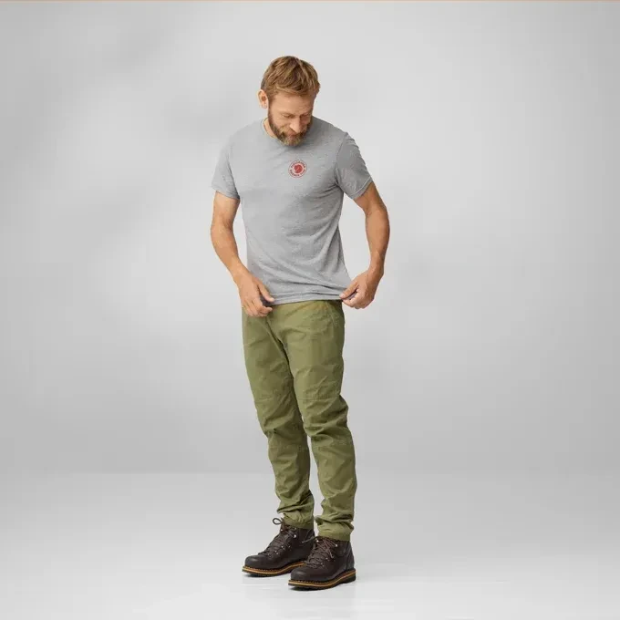 Fjällräven 1960 Logo Funktionsshirt kurzarm grey melange (Herren)