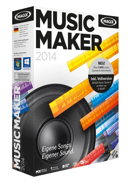 Magix Music Maker 2014, ESD (deutsch) (PC)