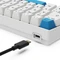 Sharkoon Skiller SGK50 S4 Gen2 PBT, White, LEDs RGB, hot-swap, Gateron G Pro 3.0 YELLOW, USB, DE Vorschaubild