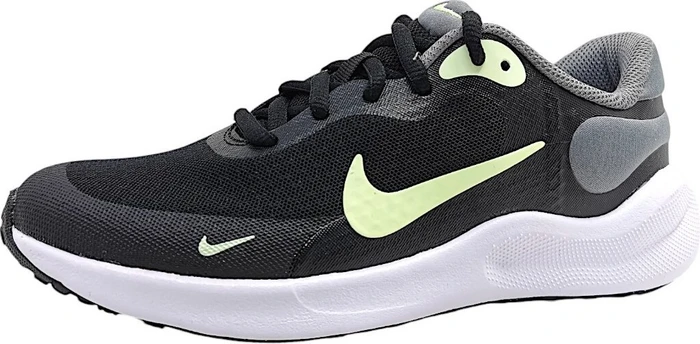 Nike Revolution 7 black/smoke grey/white/barely volt (Junior)