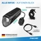Fischer LED-Akku 180 Lux Frontlicht schwarz Vorschaubild
