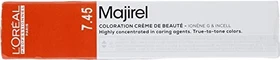 L'Oréal Majirouge Haarfarbe 7.45 mittelblond intensiv kupfer mahagoni, 50ml