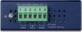 Planet Industrial Railmount 5G PoE-Injektor, 2x RJ-45, PoE++